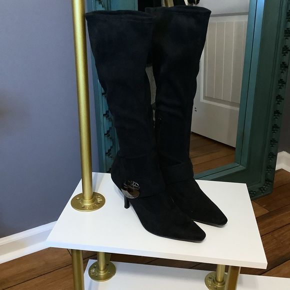 BCBGirls Shoes - BCBG Black Suede Boots